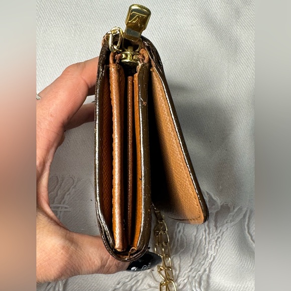 LOUIS VUITTON PORTE TRESOR MONOGRAM WALLET WITH CHAIN - Picture 13 of 17